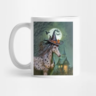 Appaloosa Spooky Halloween Witch Horse Mug